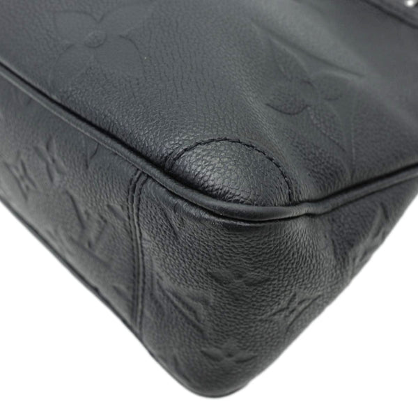 LOUIS VUITTONTrianon PM Monogram Empreinte Leather Shoulder Bag Black