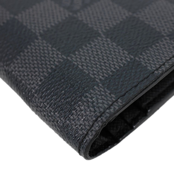 LOUIS VUITTON Brazza Damier Graphite Bifold Wallet Black