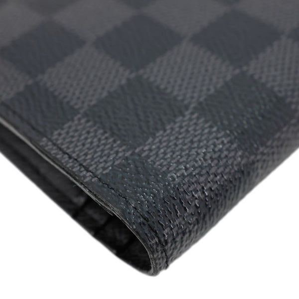 LOUIS VUITTON Brazza Damier Graphite Bifold Wallet Black