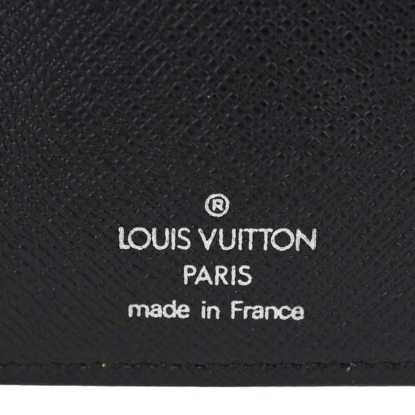 LOUIS VUITTON Brazza Damier Graphite Bifold Wallet Black