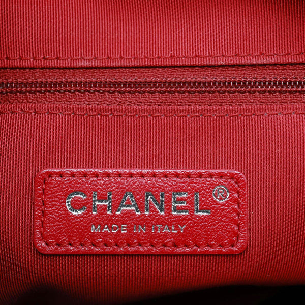 CHANEL Gabrielle Medium Quilted Aged Calfskin Leather Hobo Bag Black