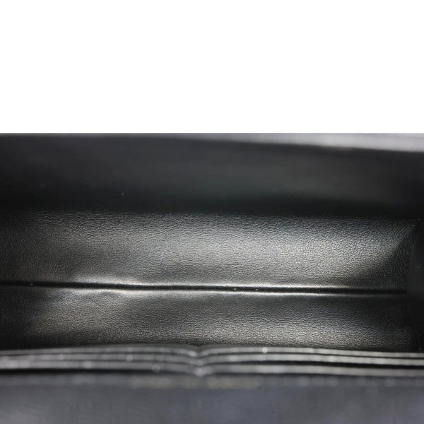 CHANEL Retro Twist Mini Quilted Caviar Leather Top Handle Shoulder Bag Black