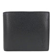 YVES SAINT LAURENT Cassandre Grained Leather Bifold Wallet Black