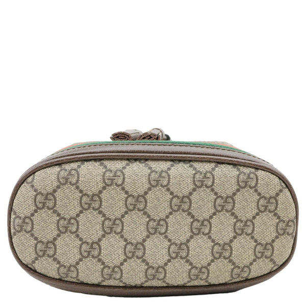 GUCCI Ophidia Small GG Supreme Canvas Bucket Bag Beige 550621