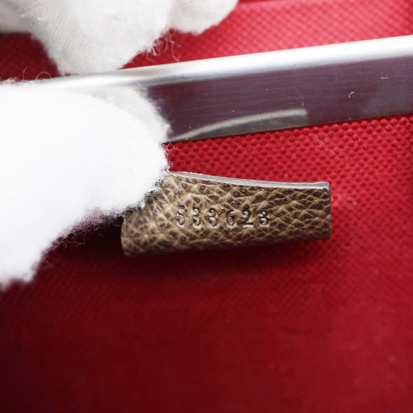 GUCCI Globe Trotter GG Supreme Canvas Shoulder Bag Beige