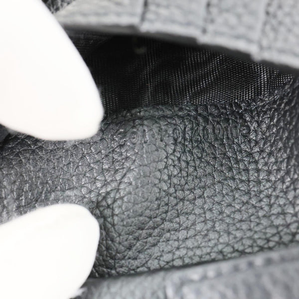 YVES SAINT LAURENT Cassandre Grained Leather Bifold Wallet Black