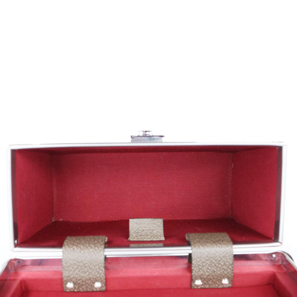 GUCCI Globe Trotter GG Supreme Canvas Shoulder Bag Beige