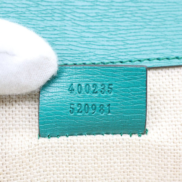 GUCCI Dionysus Medium Blooms Print Leather Shoulder Bag Green 400235