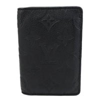 LOUIS VUITTON Monogram Shadow Pocket Organizer Black