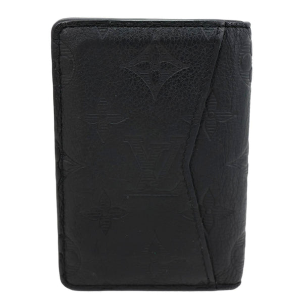 LOUIS VUITTON Monogram Shadow Pocket Organizer Black