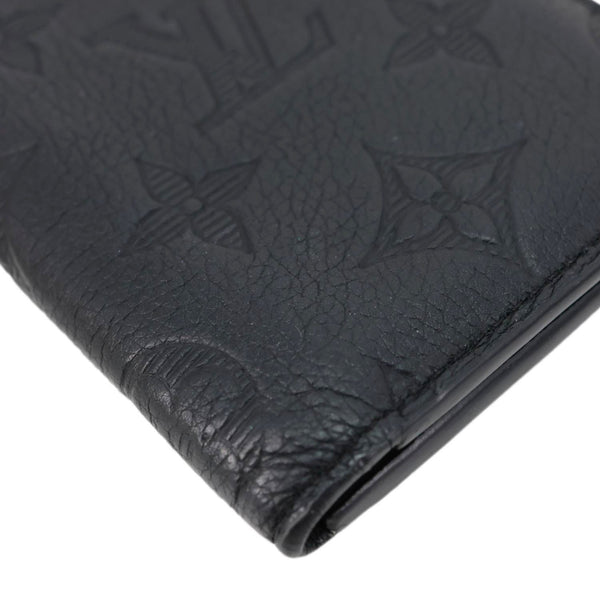 LOUIS VUITTON Monogram Shadow Pocket Organizer Black
