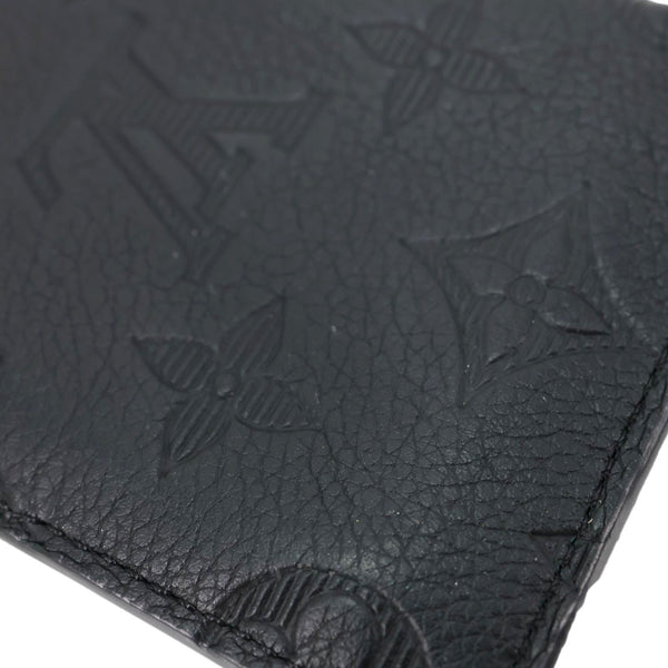 LOUIS VUITTON Monogram Shadow Pocket Organizer Black