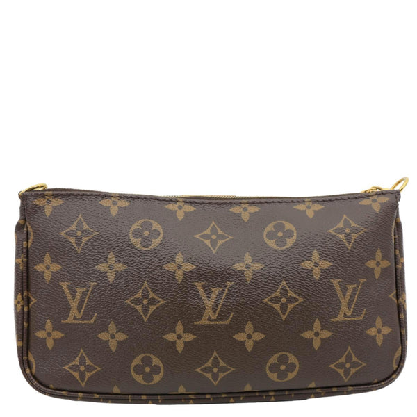 LOUIS VUITTON Multi Pochette Accessoires Monogram Canvas Crossbody Bag Brown