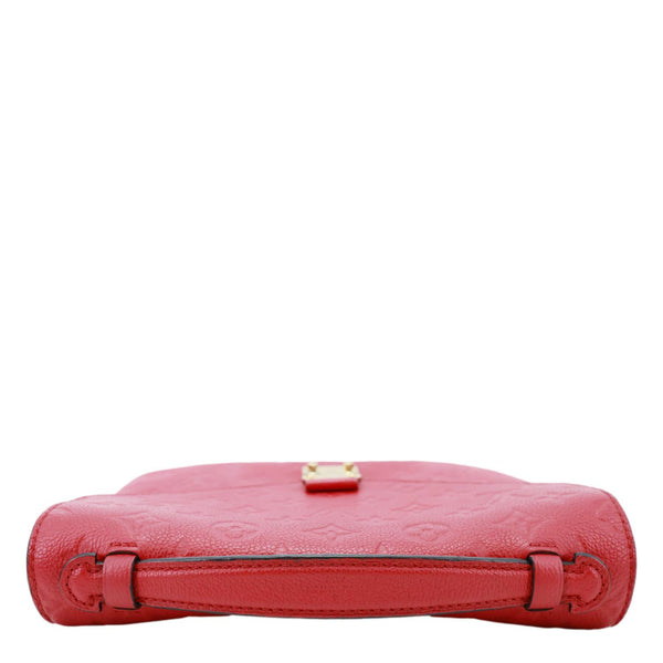 LOUIS VUITTON Metis Pochette Empreinte Leather Crossbody Bag Red