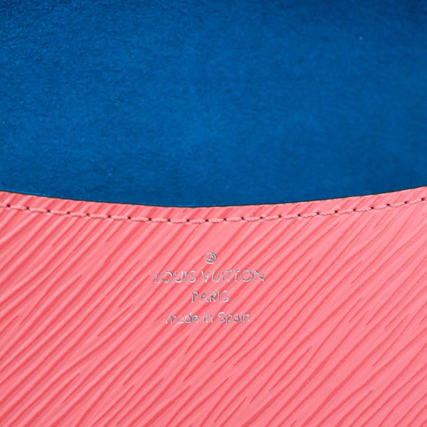 LOUIS VUITTON Buci Epi Leather Shoulder Bag Pink