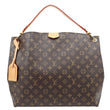 LOUIS VUITTON Graceful MM  Brown Monogram Canvas Shoulder Bag