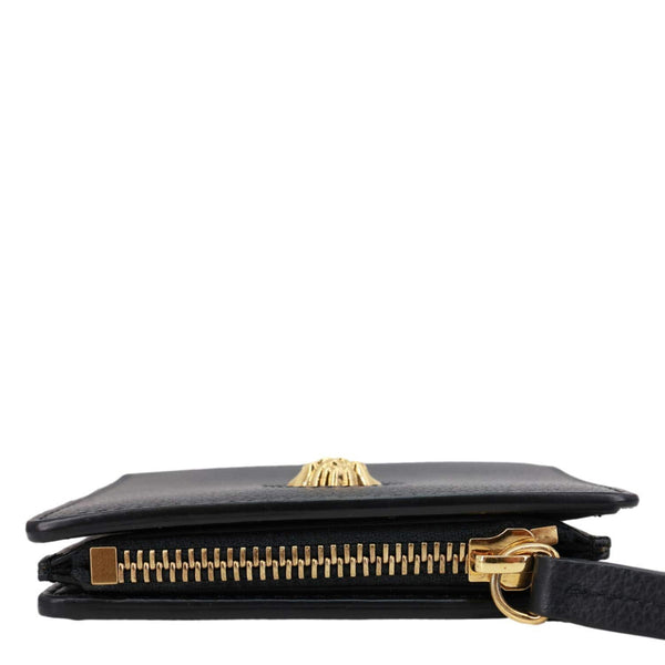VERSACE La Medusa Small Leather Wallet Black