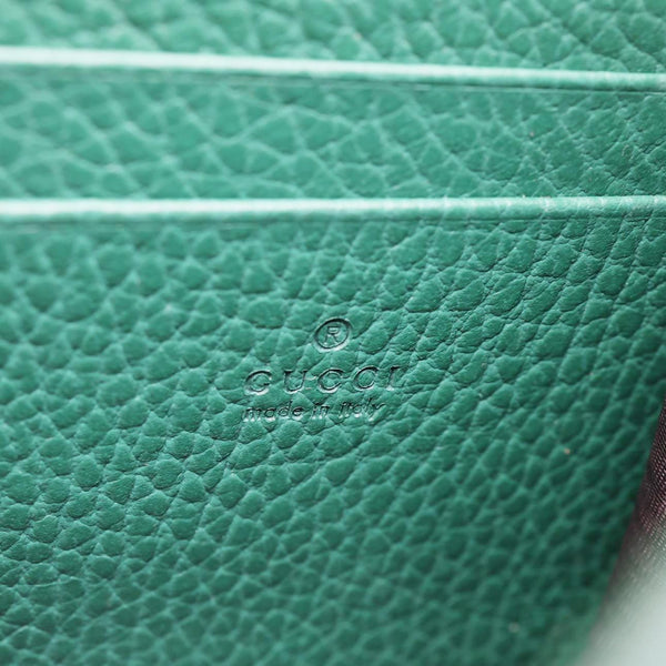 GUCCI Dionysus Crystal Mini Dollar Calfskin Leather Crossbody Bag Green 401231