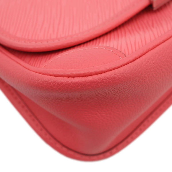LOUIS VUITTON Buci Epi Leather Shoulder Bag Pink