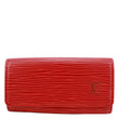 LOUIS VUITTON Epi Leather 4 Key Holder Red