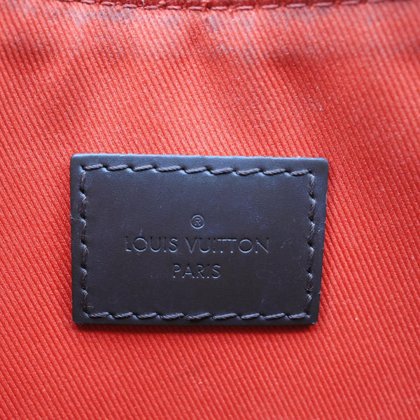 LOUIS VUITTON South Bank Besace Damier Ebene Crossbody Bag Brown