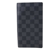 LOUIS VUITTON Brazza Damier Graphite Bifold Wallet Black