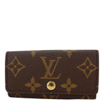 LOUIS VUITTON Multicles Monogram Canvas 4 Key Holder Brown