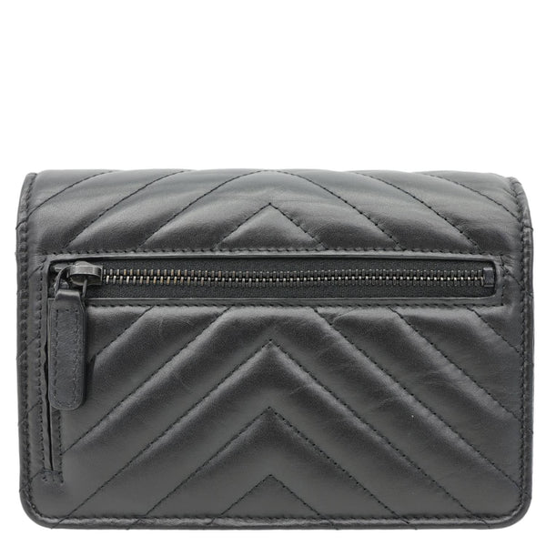CHANEL Reissue Chevron Leather Wallet On Chain Black