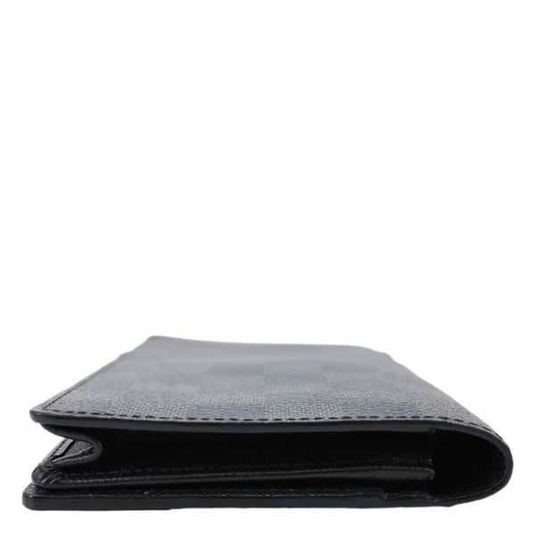 LOUIS VUITTON Brazza Damier Graphite Bifold Wallet Black