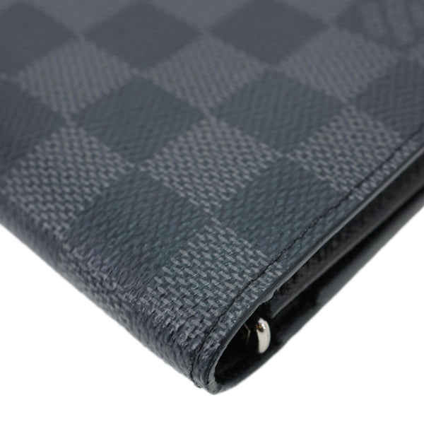 LOUIS VUITTON Brazza Damier Graphite Bifold Wallet Black
