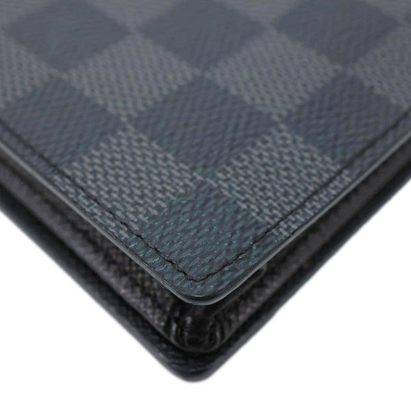 LOUIS VUITTON Brazza Damier Graphite Bifold Wallet Black