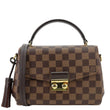 LOUIS VUITTON Croisette Damier Ebene Crossbody Bag Brown