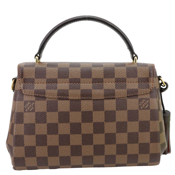 LOUIS VUITTON Croisette Damier Ebene Crossbody Bag Brown
