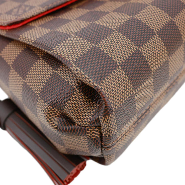 LOUIS VUITTON Croisette Damier Ebene Crossbody Bag Brown