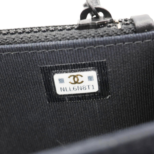 CHANEL Reissue Chevron Leather Wallet On Chain Black