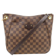 LOUIS VUITTON South Bank Besace Damier Ebene Crossbody Bag Brown