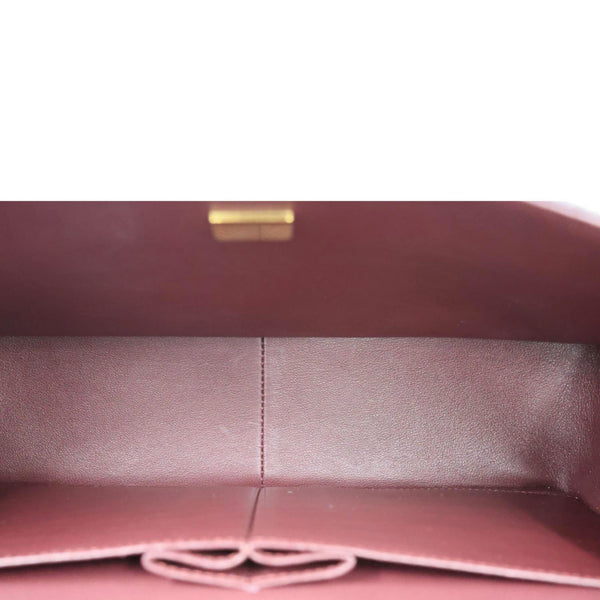 CHANEL Classic Double Flap Jumbo Quilted Caviar Leather Shoulder Bag Black