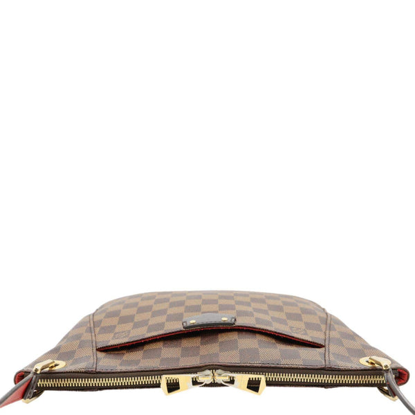 LOUIS VUITTON South Bank Besace Damier Ebene Crossbody Bag Brown