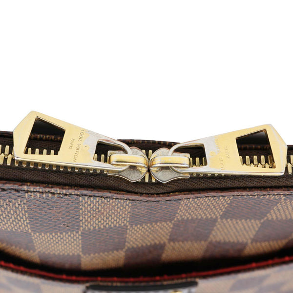 LOUIS VUITTON South Bank Besace Damier Ebene Crossbody Bag Brown