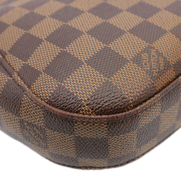 LOUIS VUITTON South Bank Besace Damier Ebene Crossbody Bag Brown