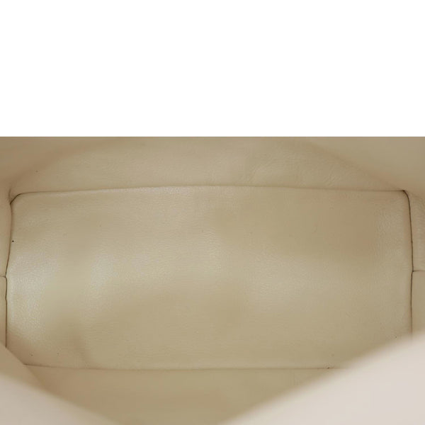 GOYARD Anjou Mini Canvas Tote Shoulder Bag White