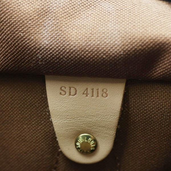 LOUIS VUITTON Speedy 30 Monogram Canvas Shoulder Bag Brown