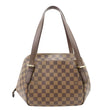 LOUIS VUITTON Belem MM Damier Ebene Shoulder Bag Brown