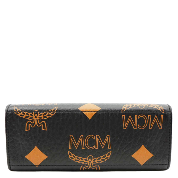 MCM Mini Maxi Aren Visetos Nappa Rectangular Tote Bag Black