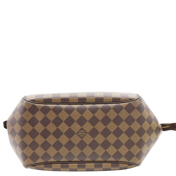 LOUIS VUITTON Belem MM Damier Ebene Shoulder Bag Brown