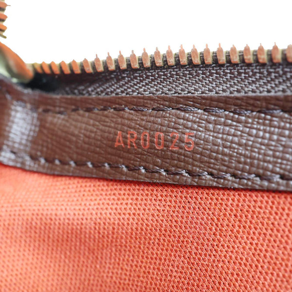 LOUIS VUITTON Belem MM Damier Ebene Shoulder Bag Brown