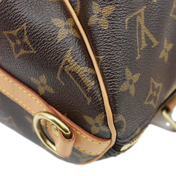 LOUIS VUITTON Speedy 30 Monogram Canvas Shoulder Bag Brown