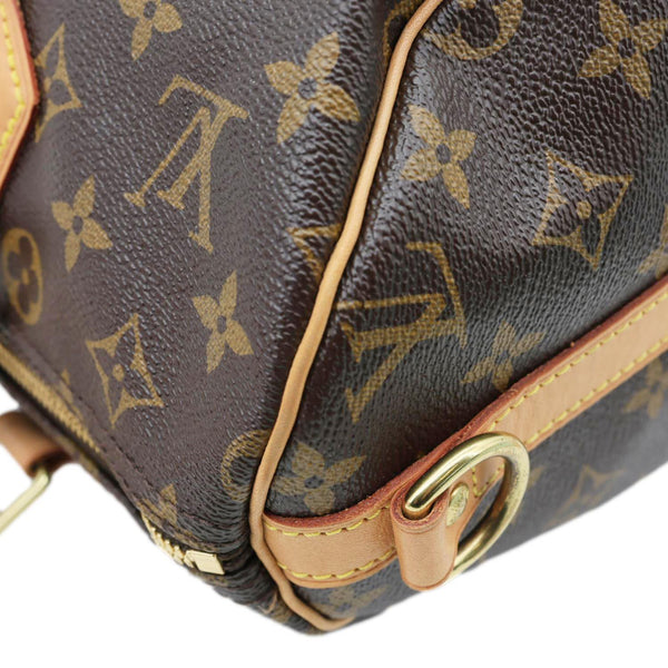 LOUIS VUITTON Speedy 30 Monogram Canvas Shoulder Bag Brown