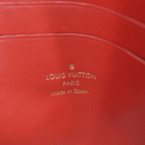 LOUIS VUITTON Blooming Flowers Pochette Monogram Canvas Chain Crossbody Bag Brown