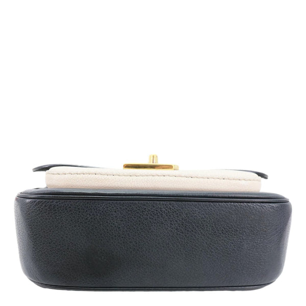 LOUIS VUITTON Lockme Tender Calfskin Leather Chain Shoulder Bag Black